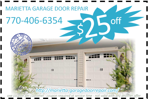 Marietta GA Garage Door Repair Special Offers
